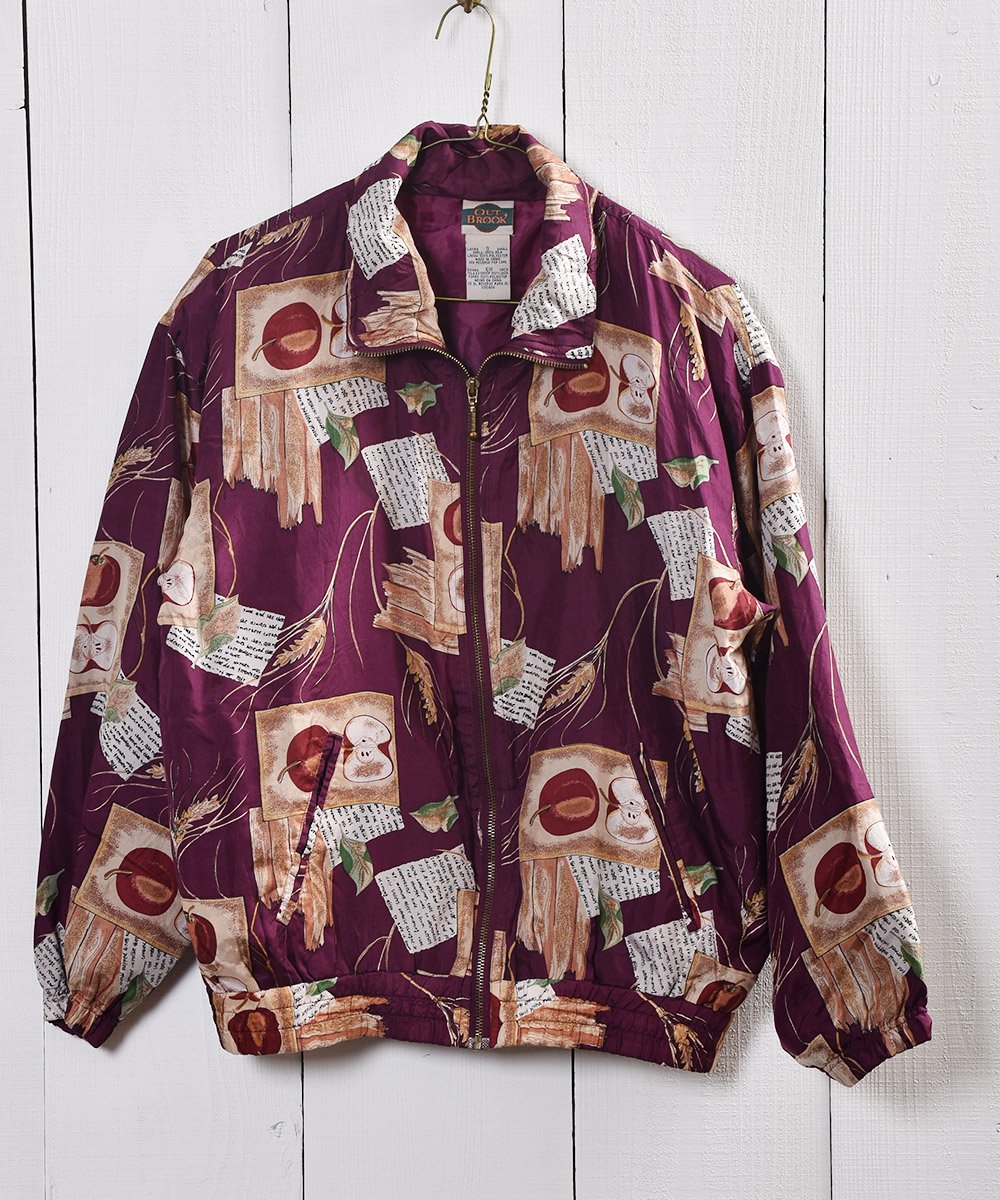   륯 㥱å СǥApples Pattern Silk Jacket 
Burgundy  ͥå  岰졼ץե롼 ࡼ