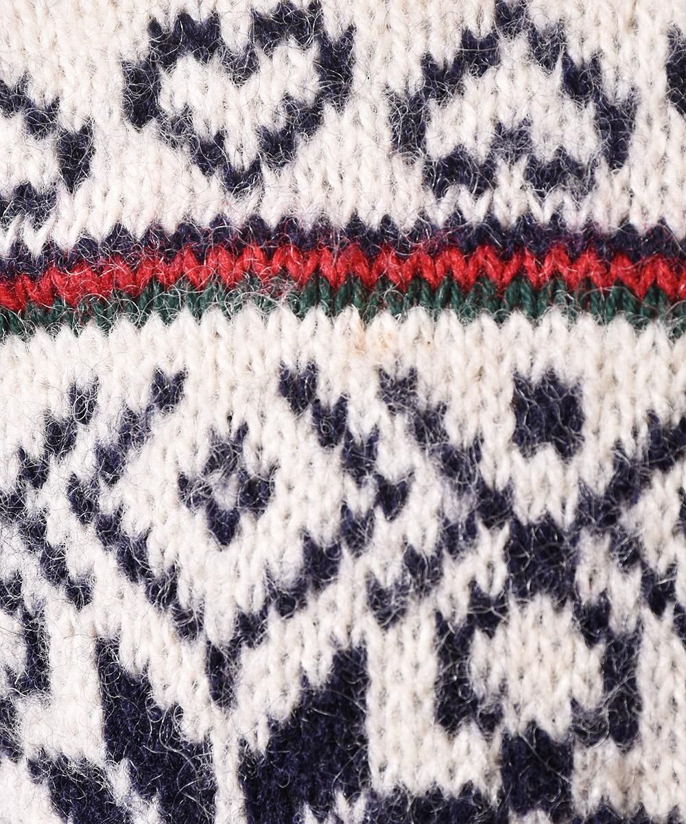 ノルディック ニット カーディガン メタルボタン｜Nordic Knit