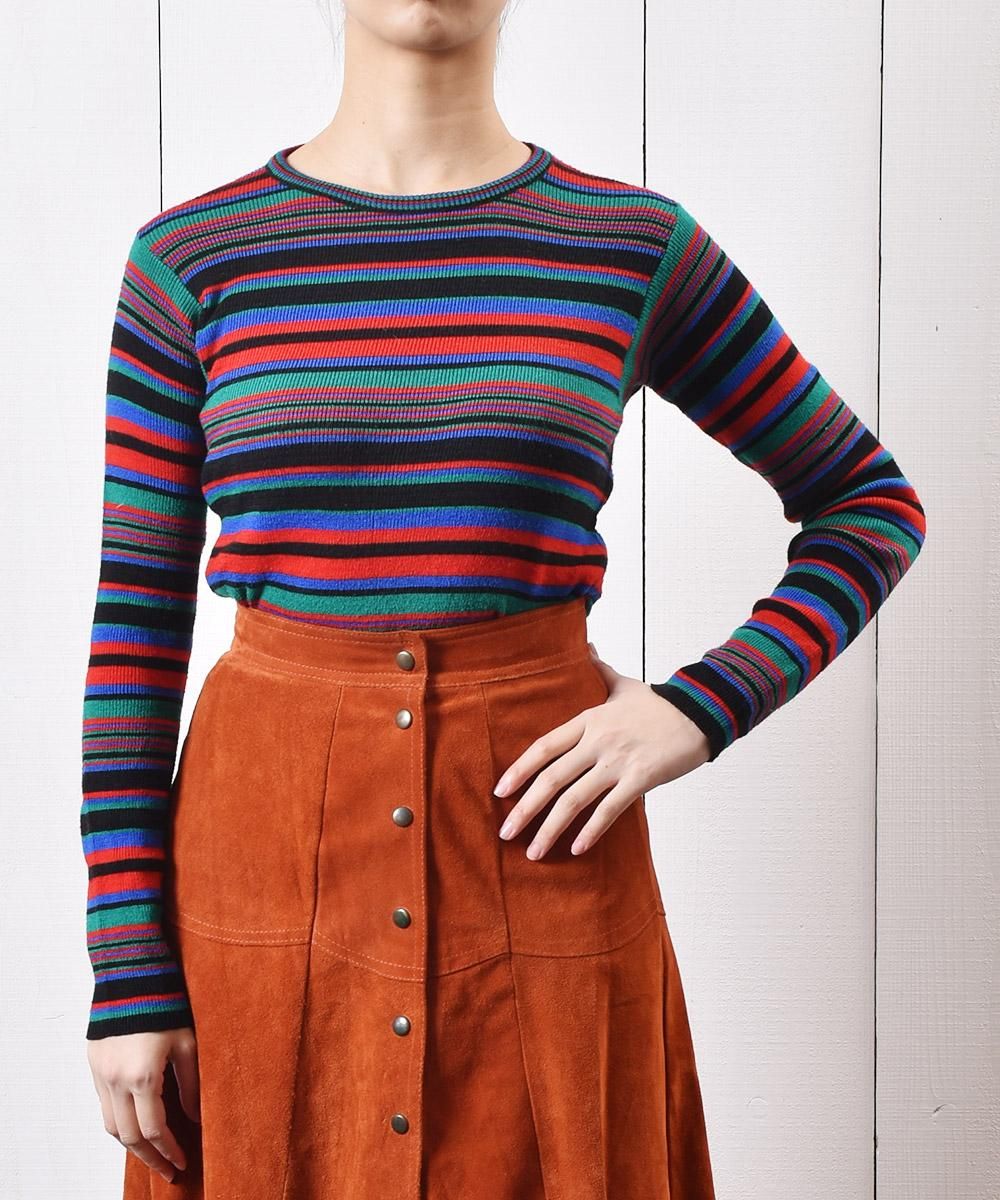 vintage multi color knit