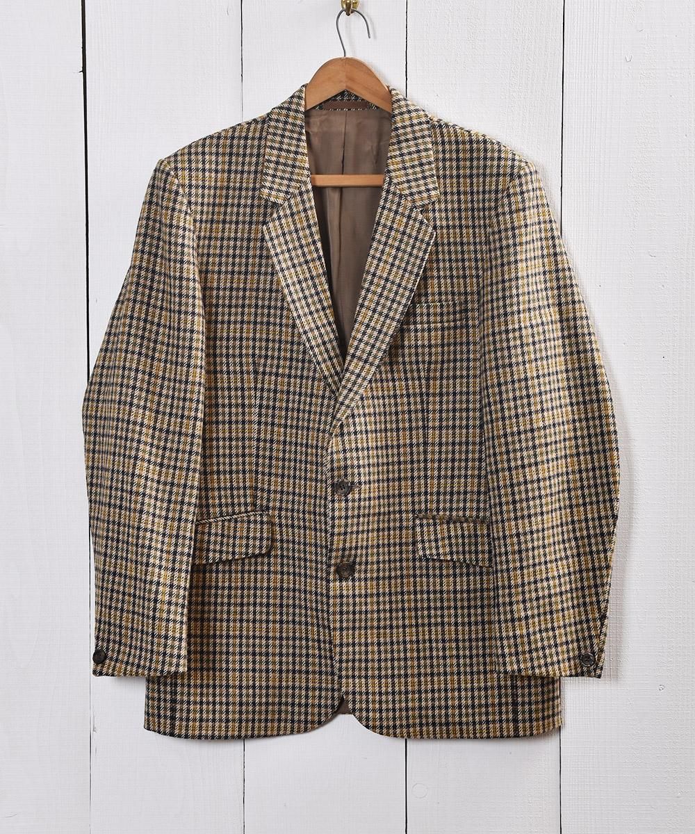 スコットランドウール ツイード テーラードジャケット｜Wool Tweed