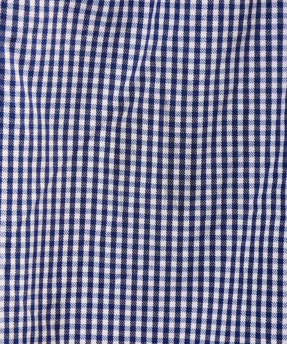 ギンガムチェック コック パンツ｜Navy Gingham Check Army Cock Pants