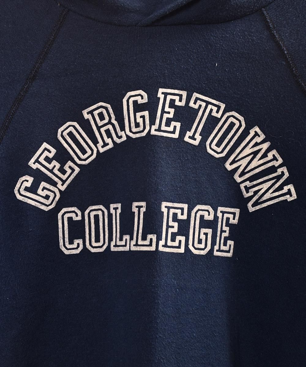アメリカ製 Georgetown College カレッジパーカー Made In Usa College Hoodie 古着のネット通販サイト 古着屋グレープフルーツムーン Grapefruitmoon Onlineshop ヴィンテージアイテム レトロファッション