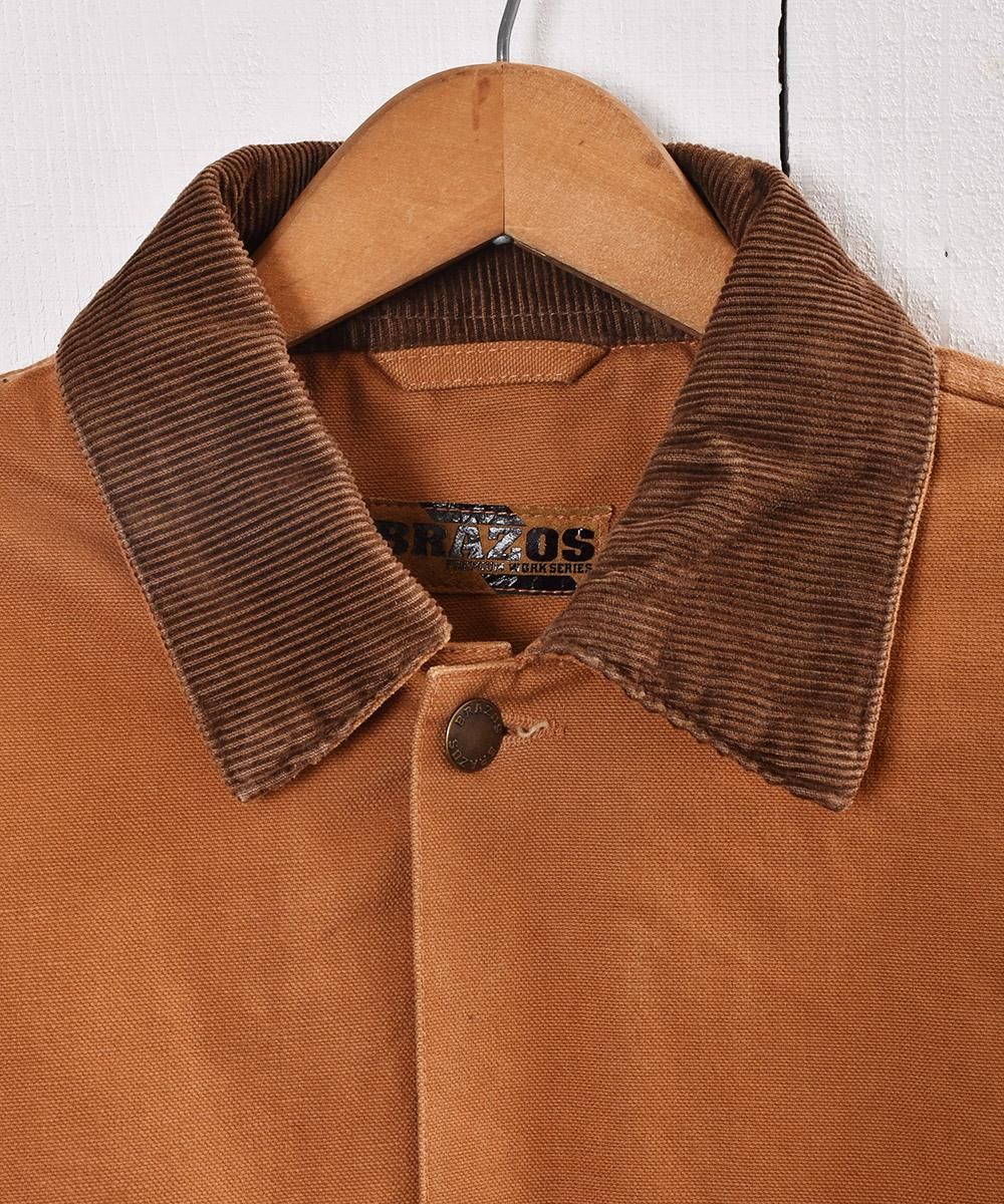 DRI-DUCK ダックジャケット コーデュロイ襟 USA古着 4XL ブラウン DRI-DUCK ダックジャケット コーデュロイ襟 USA古着 4XL ブラウン