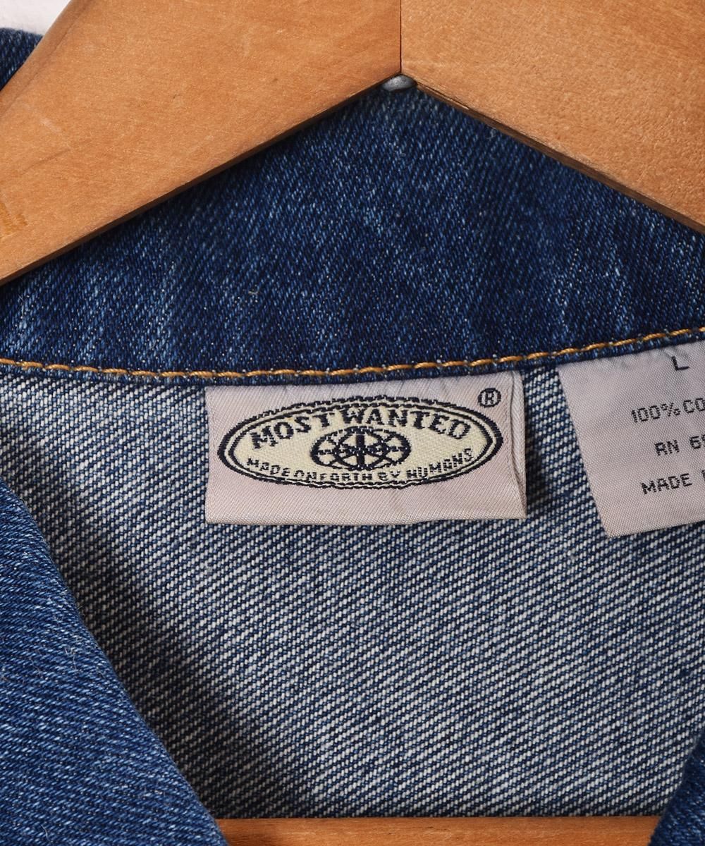 デニムジャケット 刺繍| Denim Jacket Embroidered - 古着屋 デニムジャケット 刺繍| Denim Jacket Embroidered - 古着屋