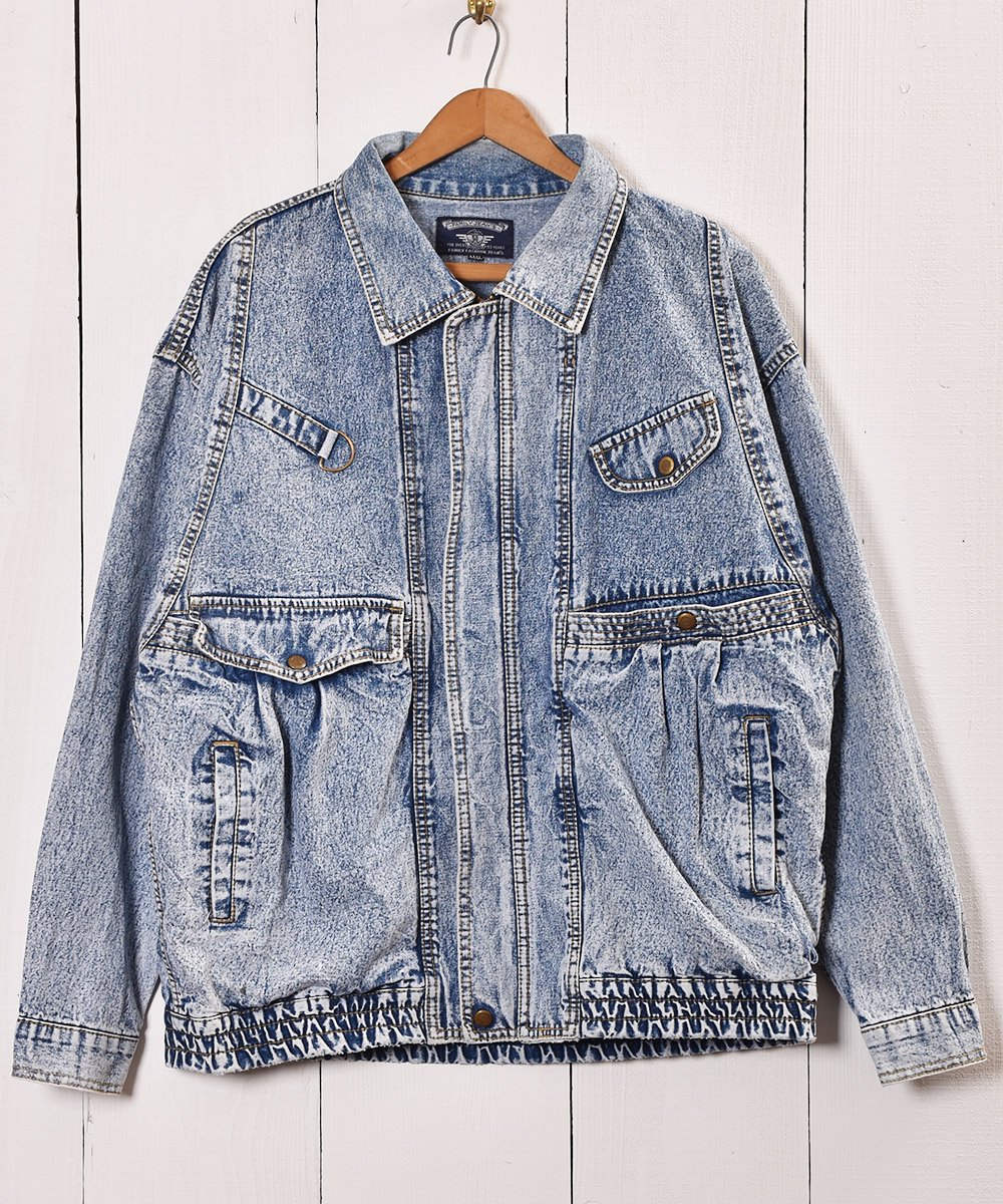 ケミカル デニムジャケット ｜Chemical wash Denim Jacket - 古着の