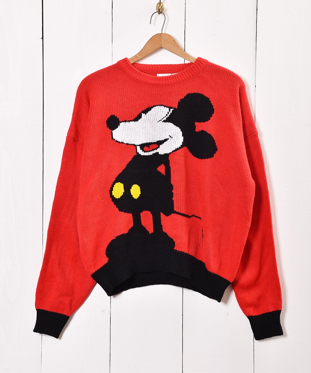 Mickey&Co. ニットセーター 「ミッキーマウス」 - 古着のネット通販