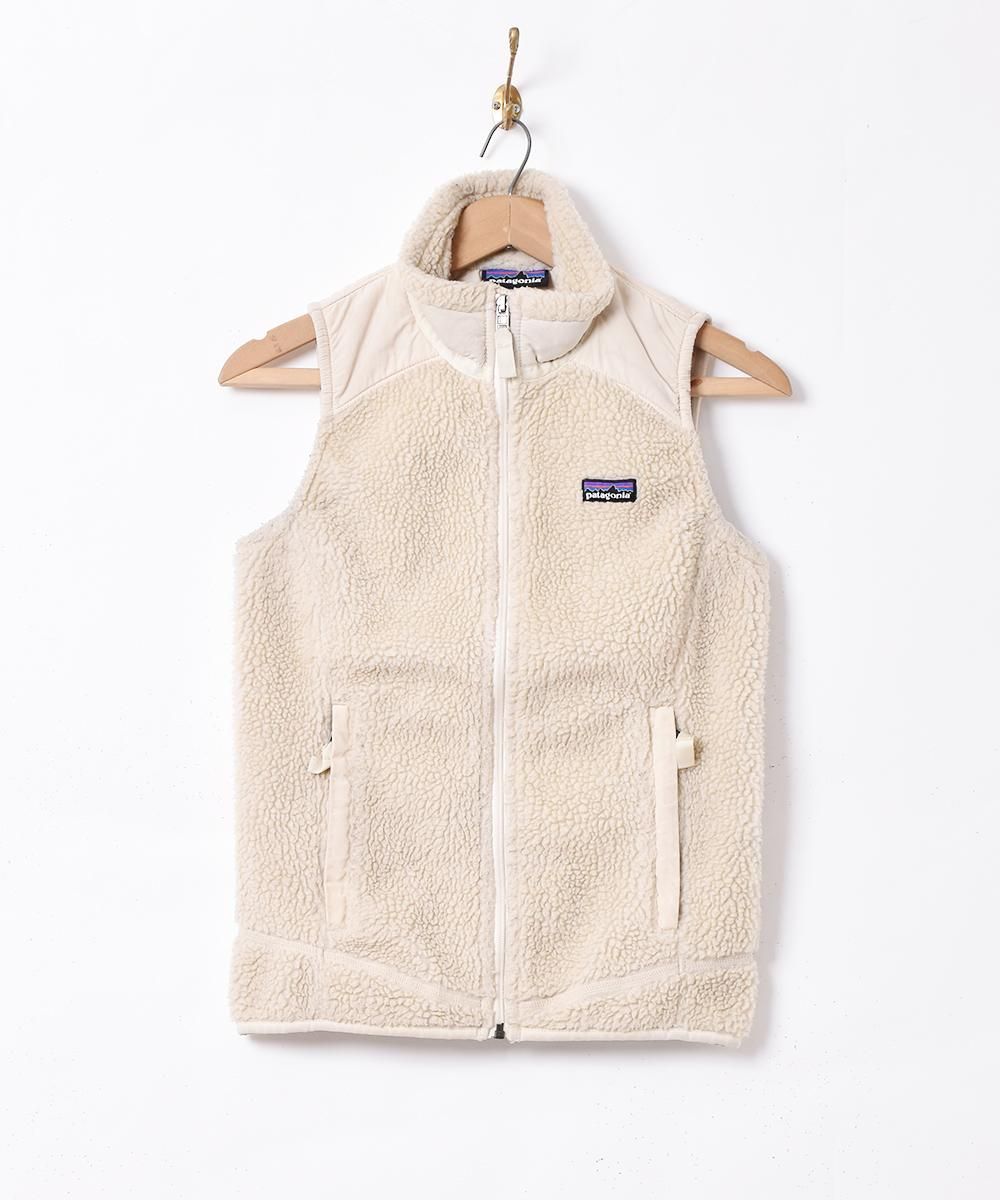 Patagonia　フリースベスト【美品】 美品♡patagonia フリースベスト アイボリー
