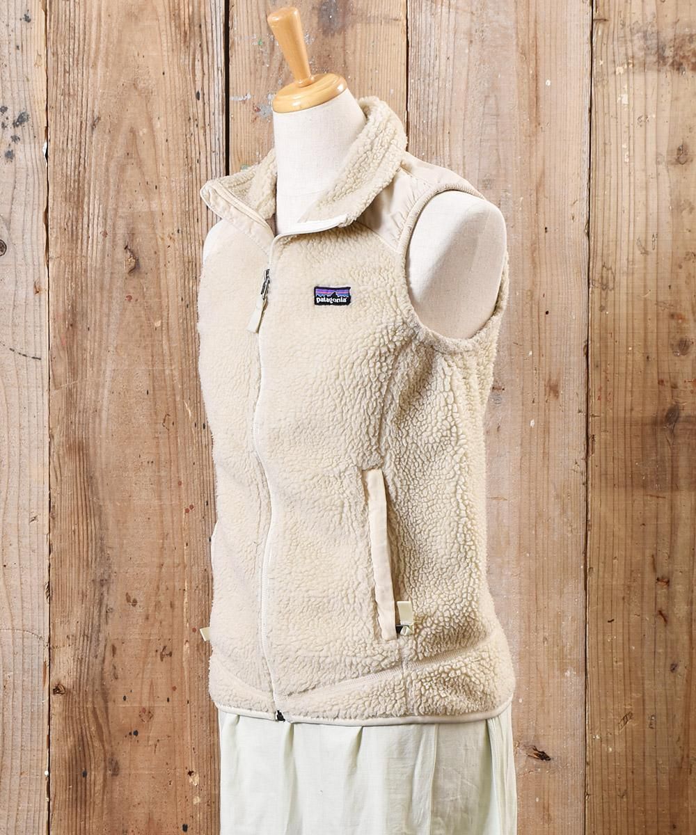 メキシコ製”Patagonia”フリースベスト アイボリー - 古着屋