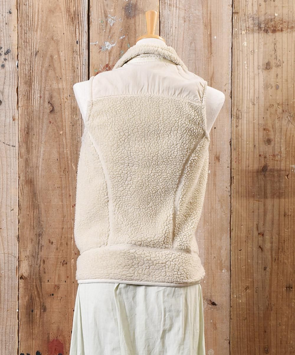 メキシコ製”Patagonia”フリースベスト アイボリー - 古着屋