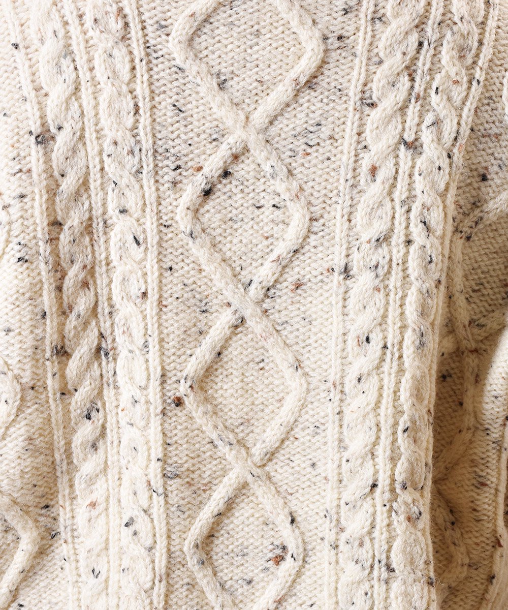 イギリス製 猫パッチ付き ケーブル編み セーター - 古着のネット通販 ...