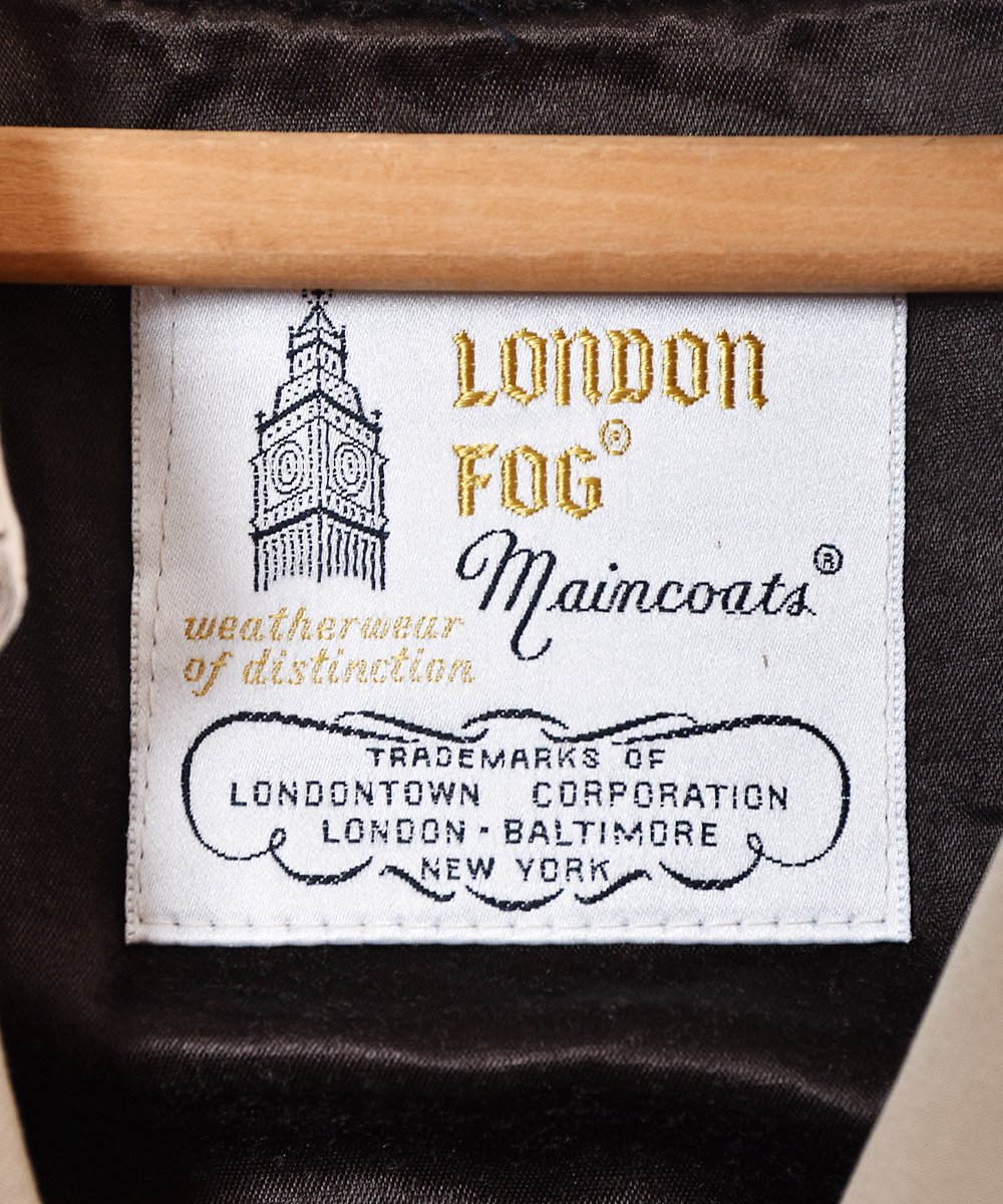 LONDON FOG”ライナー付きトレンチコート - 古着のネット通販サイト