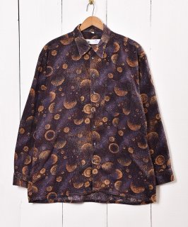 古着ヨーロッパ製 総柄 コットンシャツ 古着のネット通販 古着屋グレープフルーツムーン