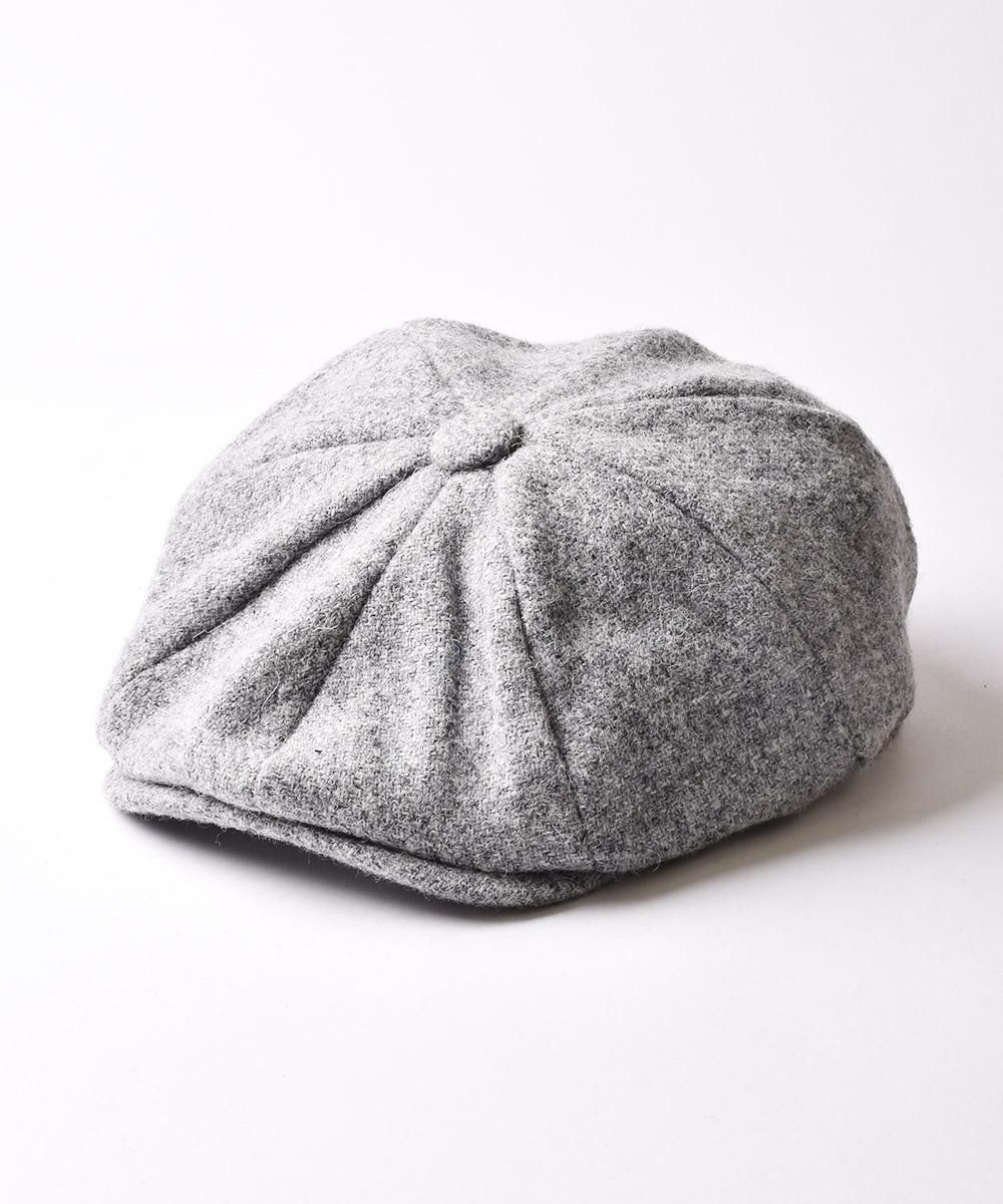 人気定番の 4色展開】「Harris Tweed」 古着屋 - グレー キャスケット 帽子