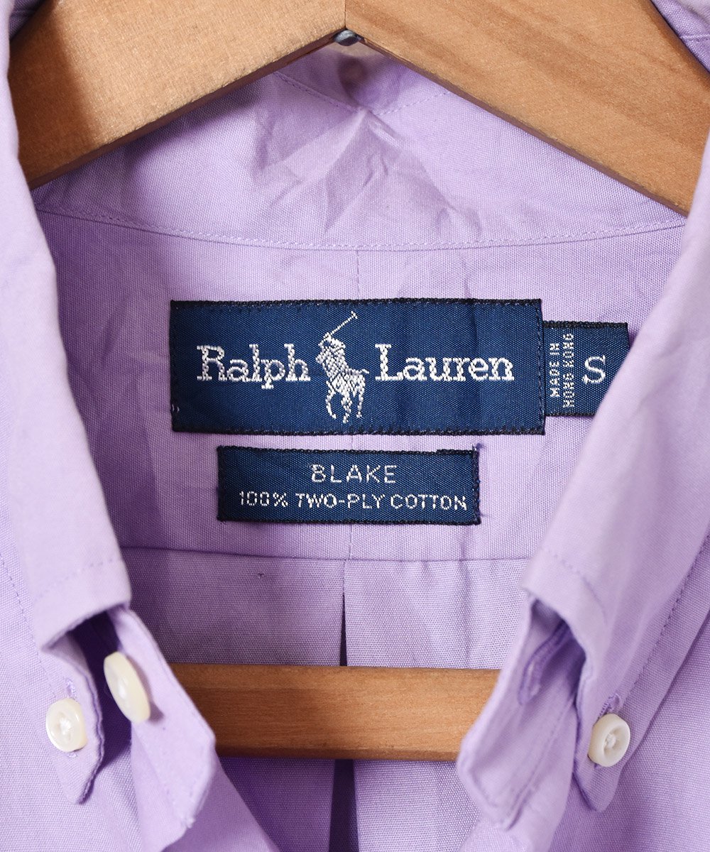 Ralph Lauren コットンシャツ パープル - 古着のネット通販サイト 古着 