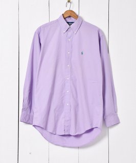 古着Ralph Lauren コットンシャツ パープル 古着のネット通販 古着屋グレープフルーツムーン