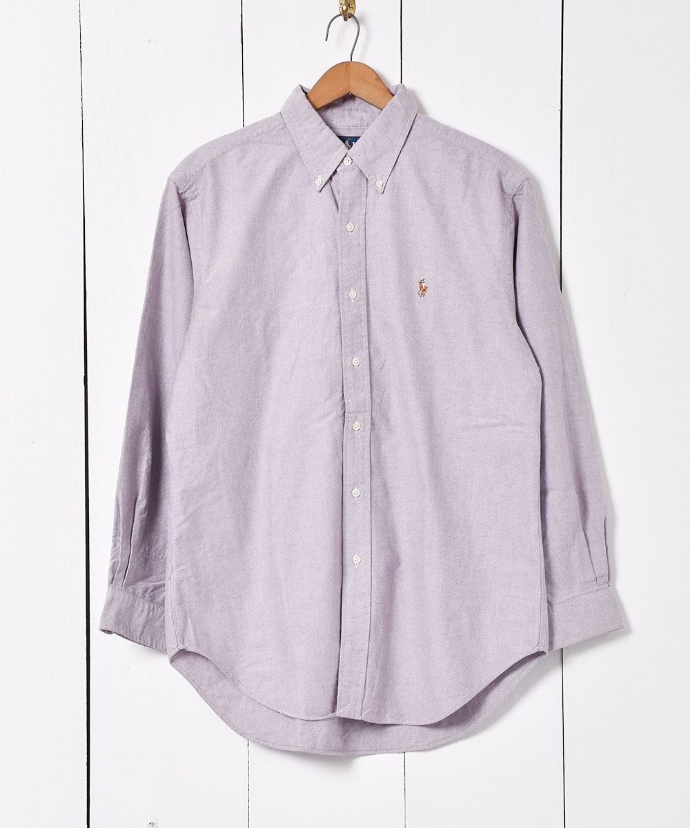 Ralph Lauren コットンシャツ くすみパープル   古着のネット通販