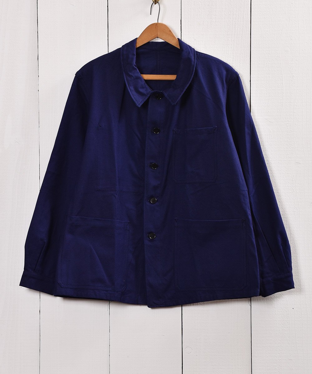 60年代～ フランス製 ワークジャケット カバーオール - 古着のネット