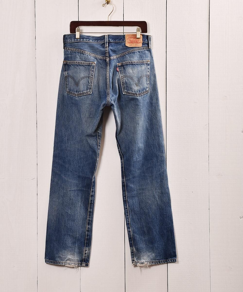 Levi's 501 ダメージデニム