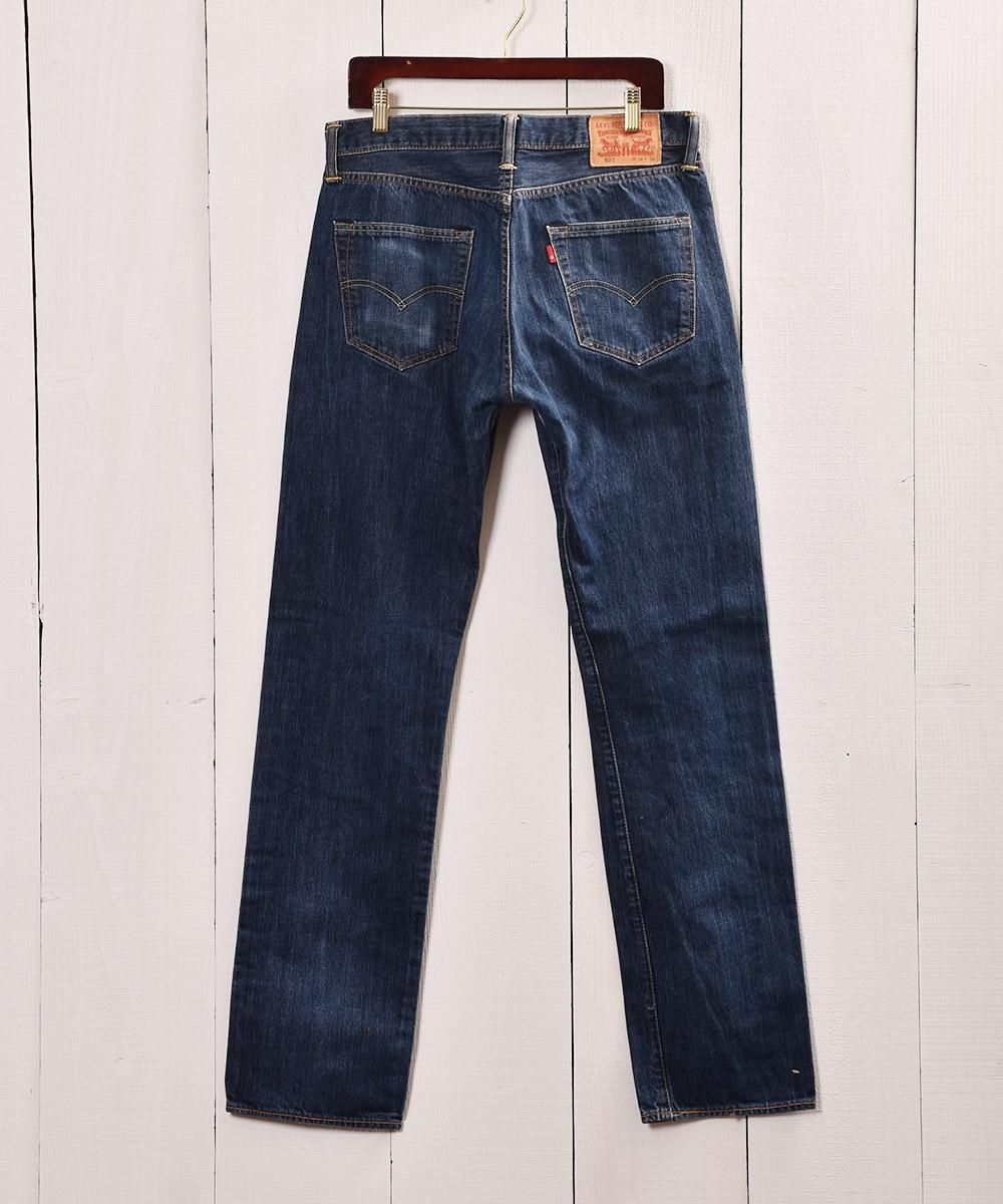 【EI326】Levi's 501 W31 L34 デニムブラックパンツ