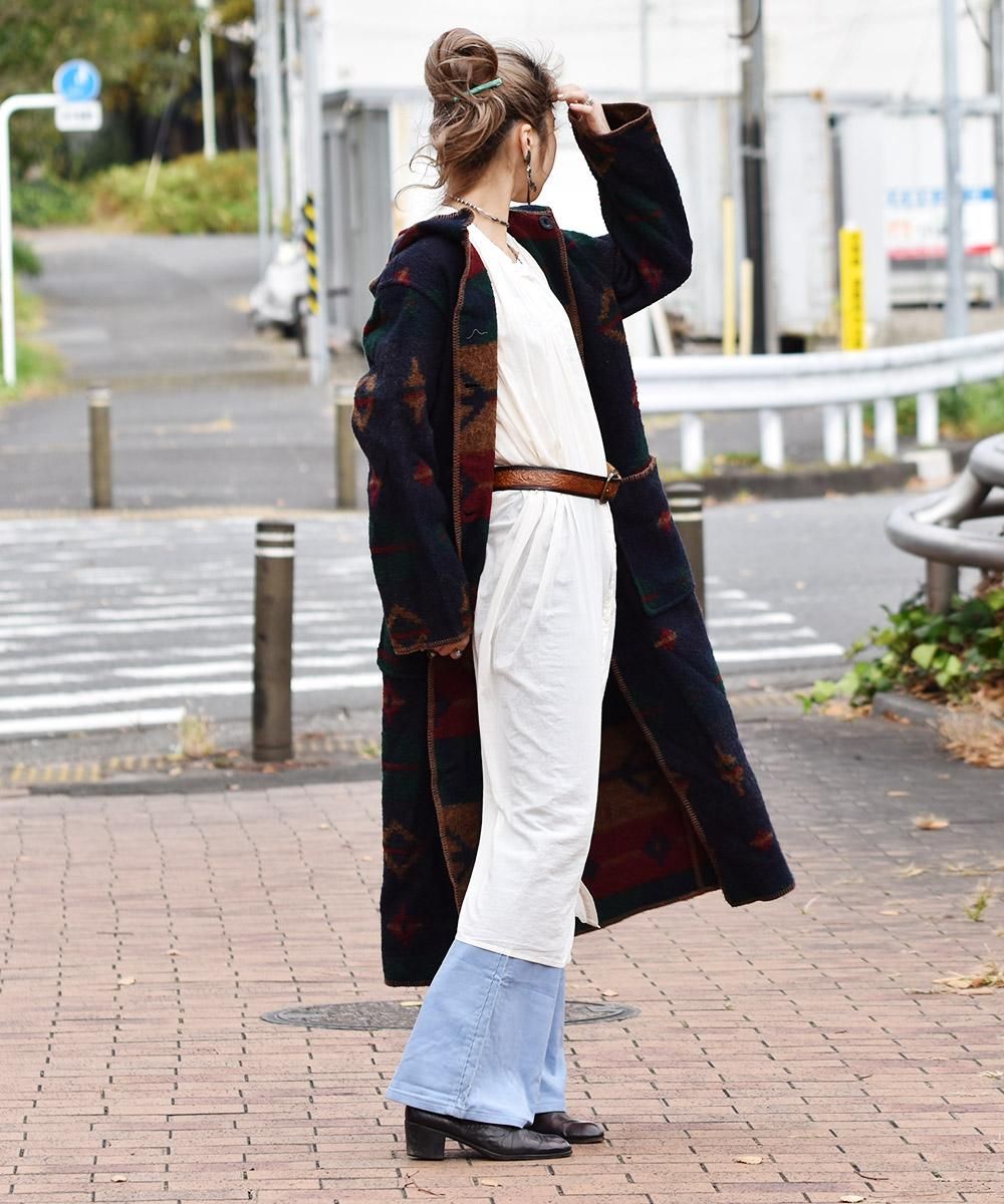 アメリカ製 Woolrich リバーシブル インディアン柄 ウールコート 古着のネット通販サイト 古着屋グレープフルーツムーン Grapefruitmoon Onlineshop ヴィンテージアイテム レトロファッション