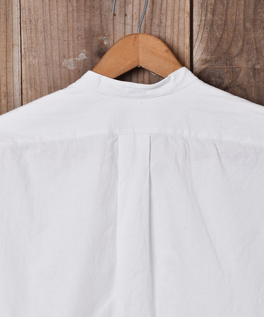 フランス製 ヴィンテージコットンシャツ シェルボタン - 古着のネット 