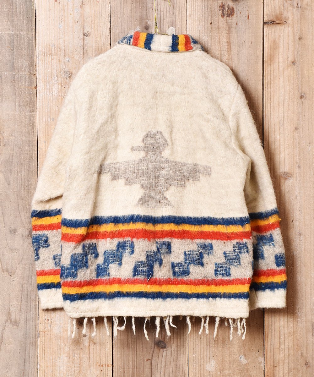 グアテマラ製 ウール フリンジ ジャケット - 古着のネット通販サイト 