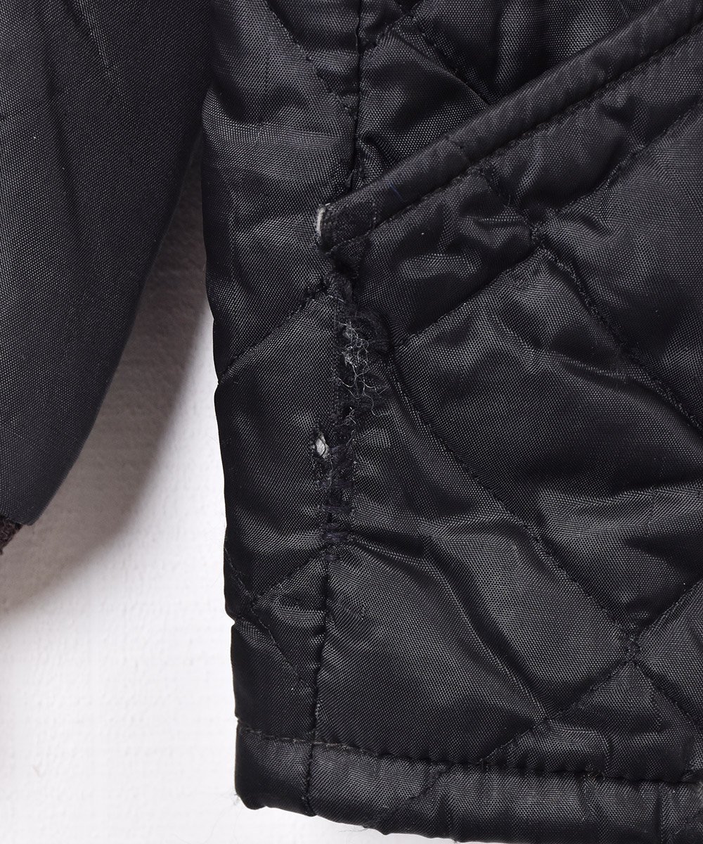 アメリカ製 キルティングジャケット ブラック - 古着のネット通販 