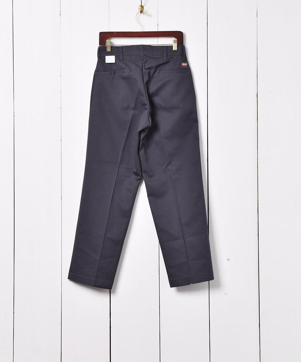 ダークグレー ワークパンツ ストレートレッグ RED KAP