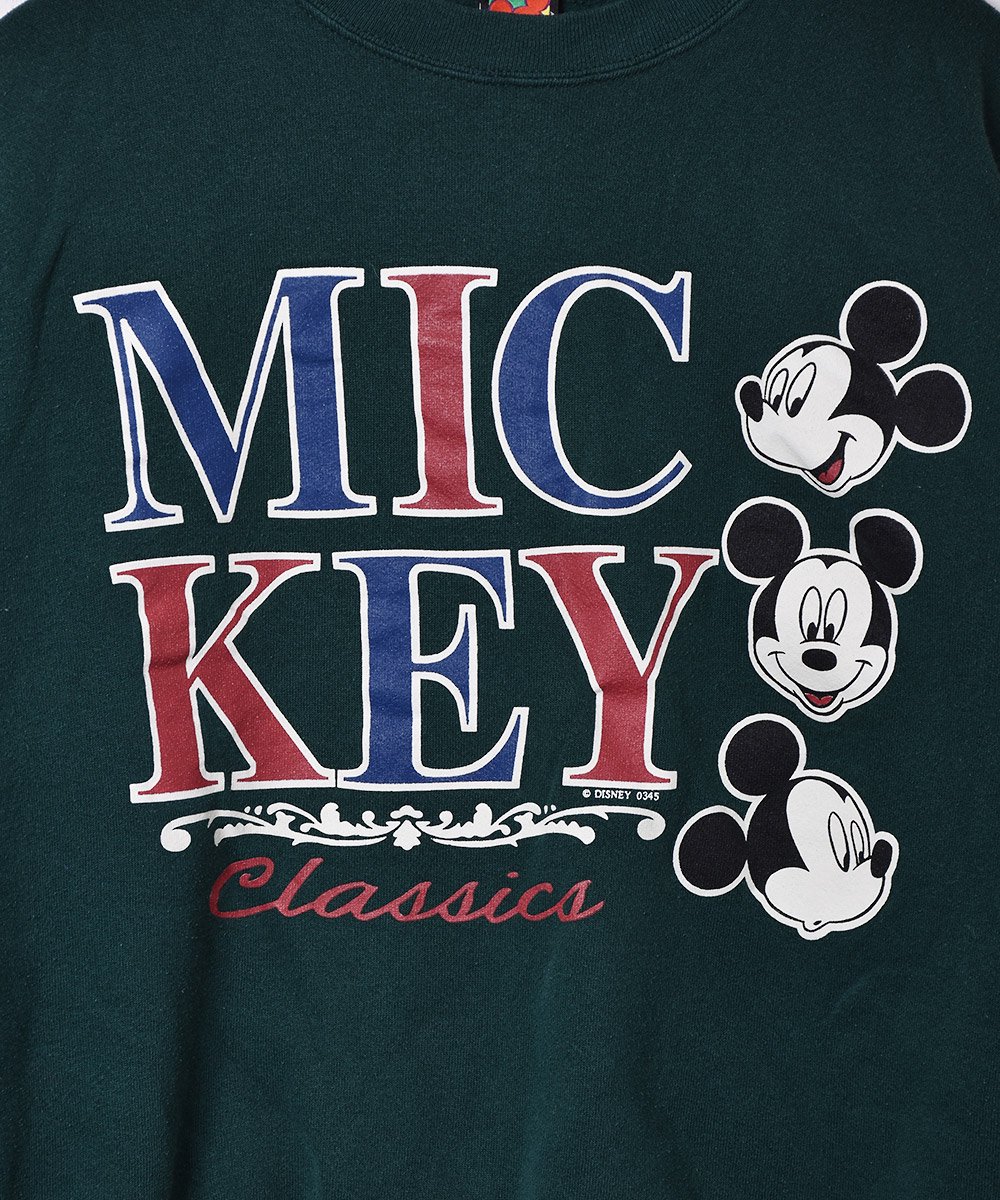 Disney ミッキーマウス プリント スウェット - 古着のネット通販サイト 