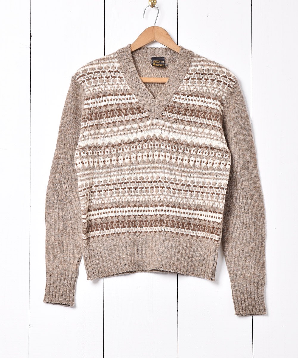 イギリス製 フェアアイル セーター - 古着のネット通販サイト 古着屋 