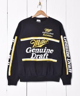 古着アメリカ製 “miller” プリントスウェット 古着のネット通販 古着屋グレープフルーツ ムーン