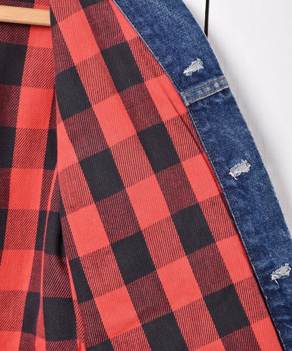 アメリカ製 「Levi's 」3rdタイプ デニムジャケット チェック アメリカ製 「Levi's 」3rdタイプ デニムジャケット チェック