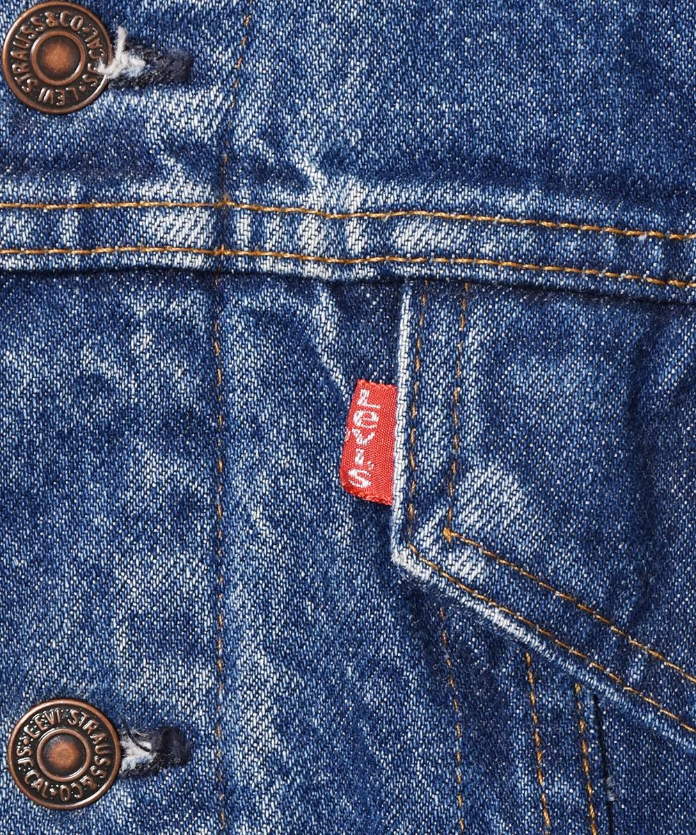 アメリカ製 「Levi's 」3rdタイプ デニムジャケット チェック - 古着の