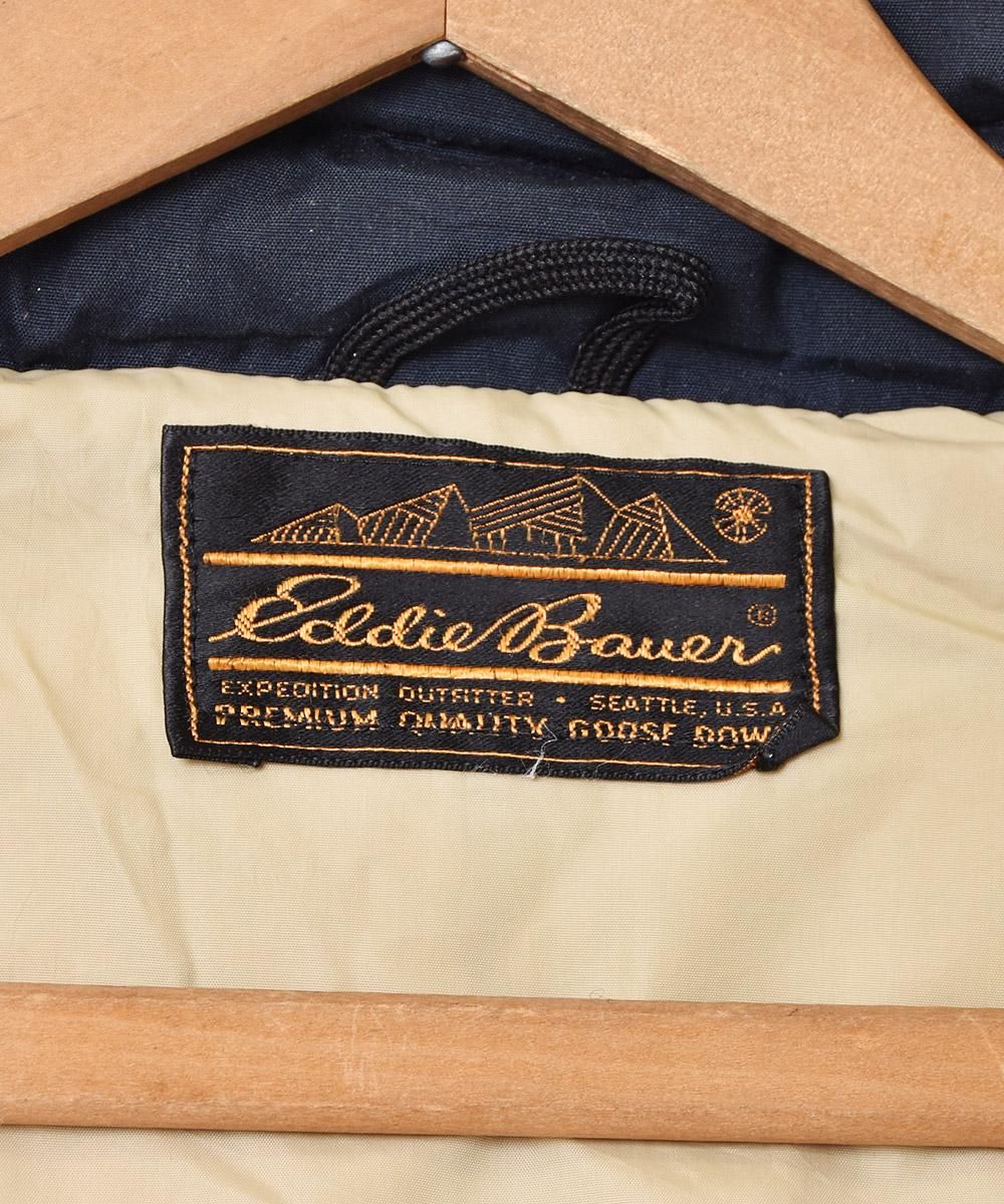 Eddie Bauer」グースダウン ダウンベスト - 古着屋