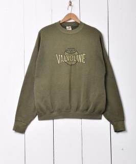古着「VALVOLINE」ロゴ 刺繍スウェット 古着のネット通販 古着屋グレープフルーツ ムーン