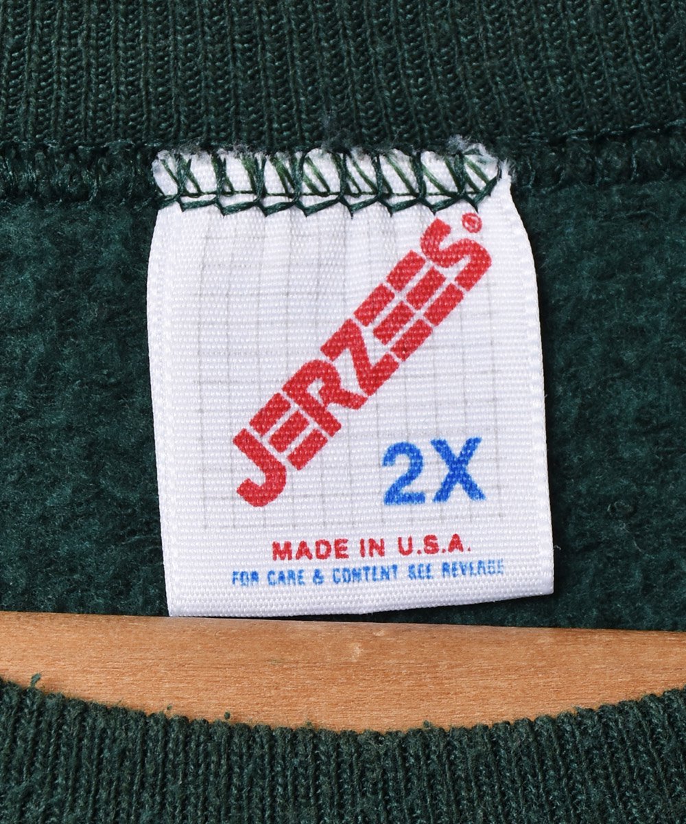 JERZEES」アメリカ製 アメフト カレッジプリント スウェットシャツ 