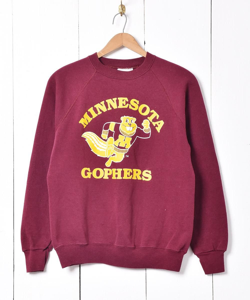 アメリカ製 Gophers カレッジスウェット 古着のネット通販サイト 古着屋グレープフルーツムーン Grapefruitmoon Onlineshop ヴィンテージアイテム レトロファッション