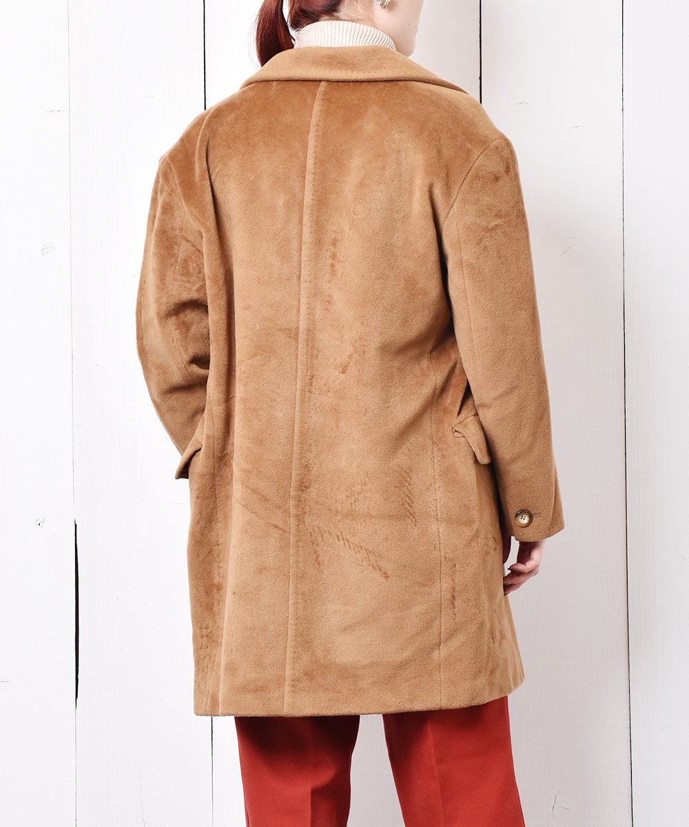 イタリア製 「Max Mara」カシミア混ウールコート - 古着のネット通販