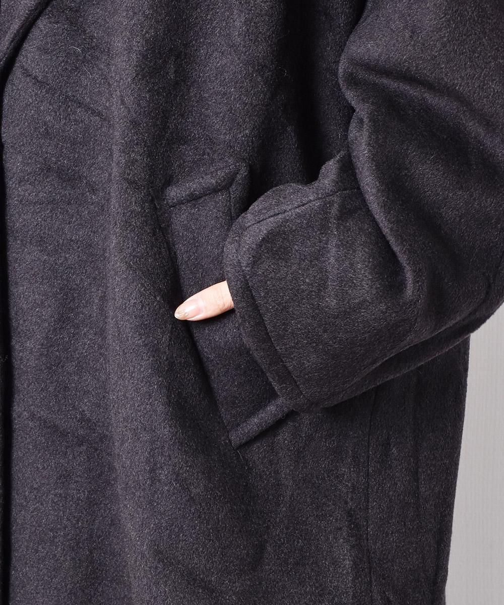 イタリア製 MAXMARA チェスターコート ロングコート ウール イタリア製 「Max Mara」ロングチェスターコート - 古着屋