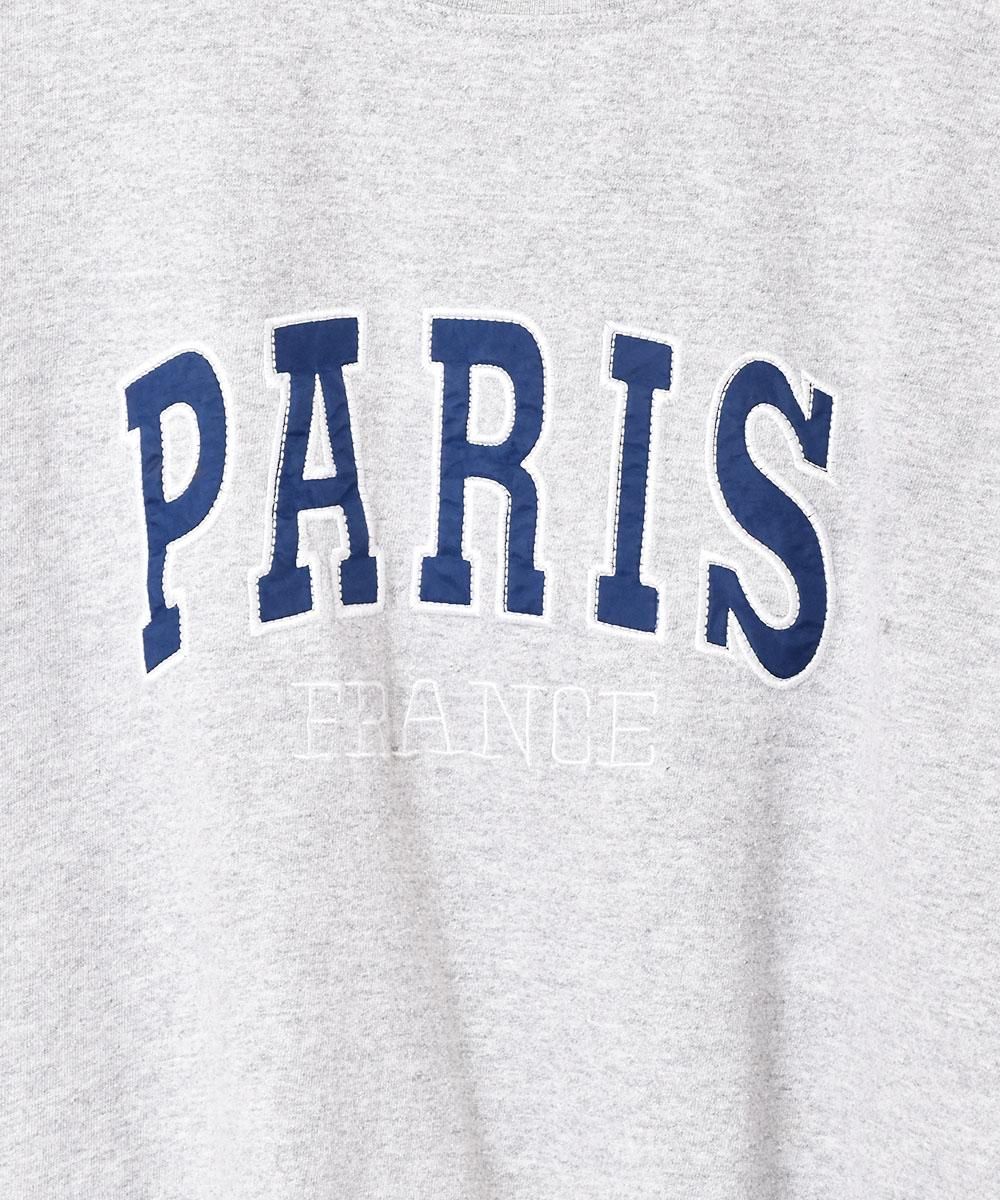 ELLE PARIS ヴィンテージ 古着 ロゴ刺繡 スウェット トレーナー