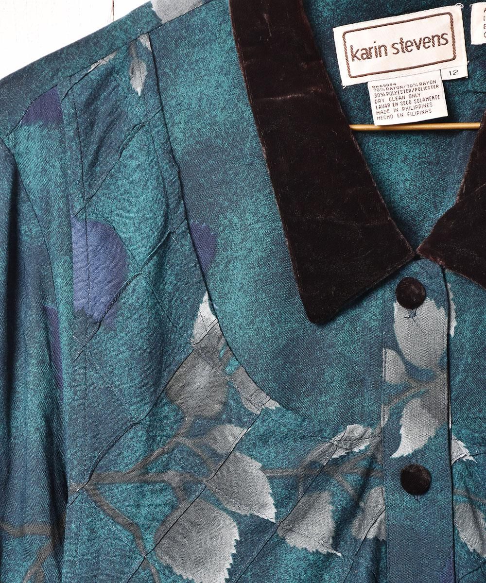 ベロア襟 レイヤードデザイン 前あきシャツワンピース 古着のネット通販サイト 古着屋グレープフルーツムーン Grapefruitmoon Onlineshop ヴィンテージアイテム レトロファッション ベロア襟 レイヤードデザイン 前あきシャツワンピース 古着のネット通販サイト 古着屋グレープフルーツムーン Grapefruitmoon Onlineshop ヴィンテージアイテム レトロファッション