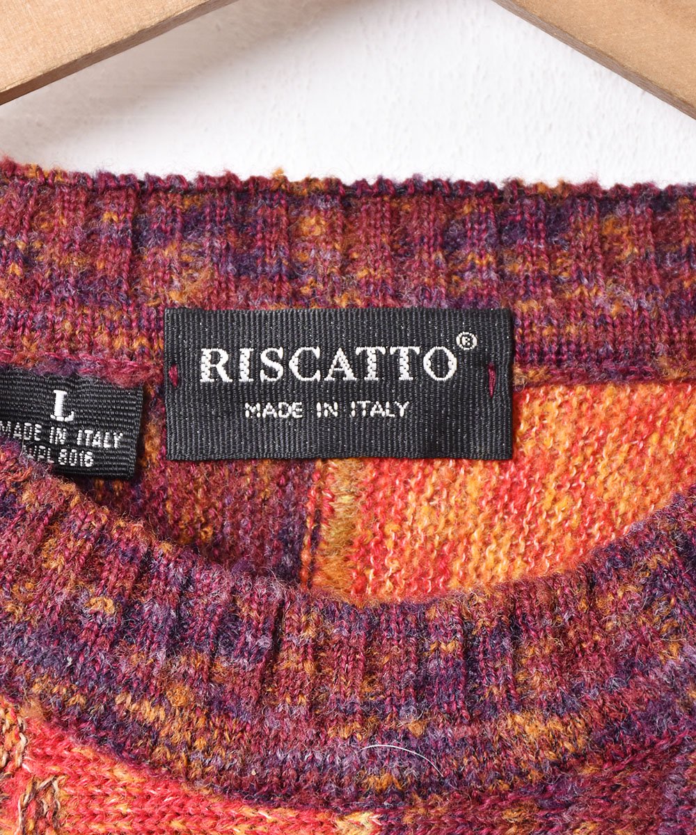 イタリア製 立体編み 3D ニットセーター   古着のネット通販サイト
