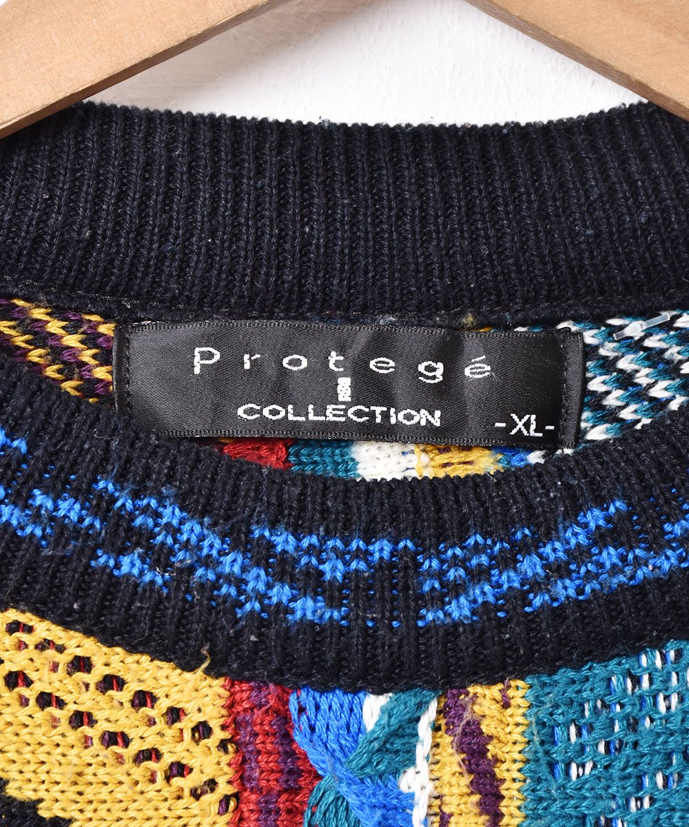 アメリカ製 立体編み 3D ニットセーター - 古着のネット通販サイト