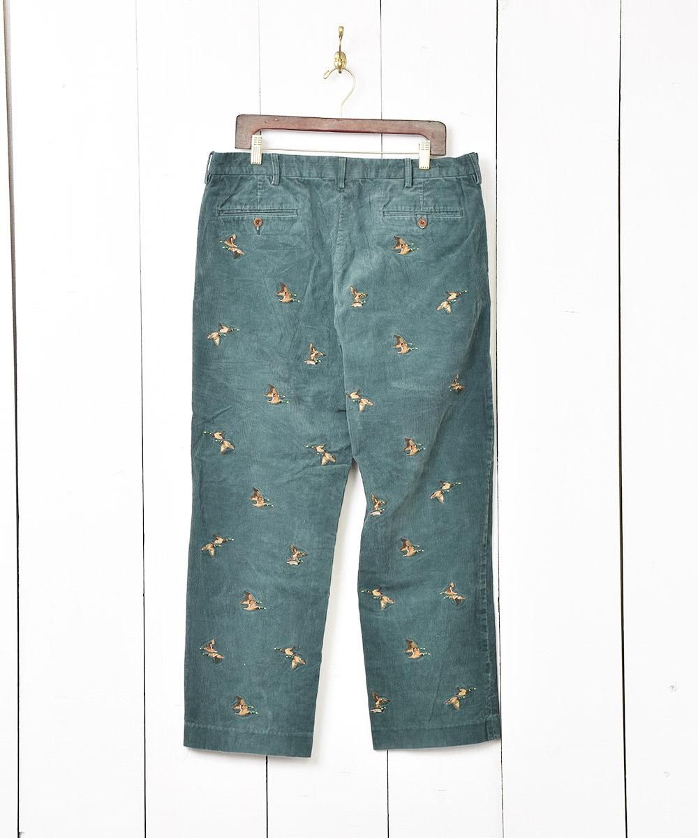 RALPH LAUREN」鴨柄 コーデュロイパンツ - 古着屋 RALPH LAUREN」鴨柄 コーデュロイパンツ - 古着屋