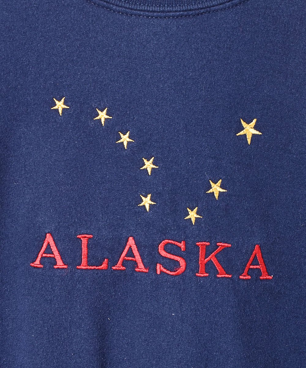 ALASKA」刺繍スウェット - 古着のネット通販サイト 古着屋