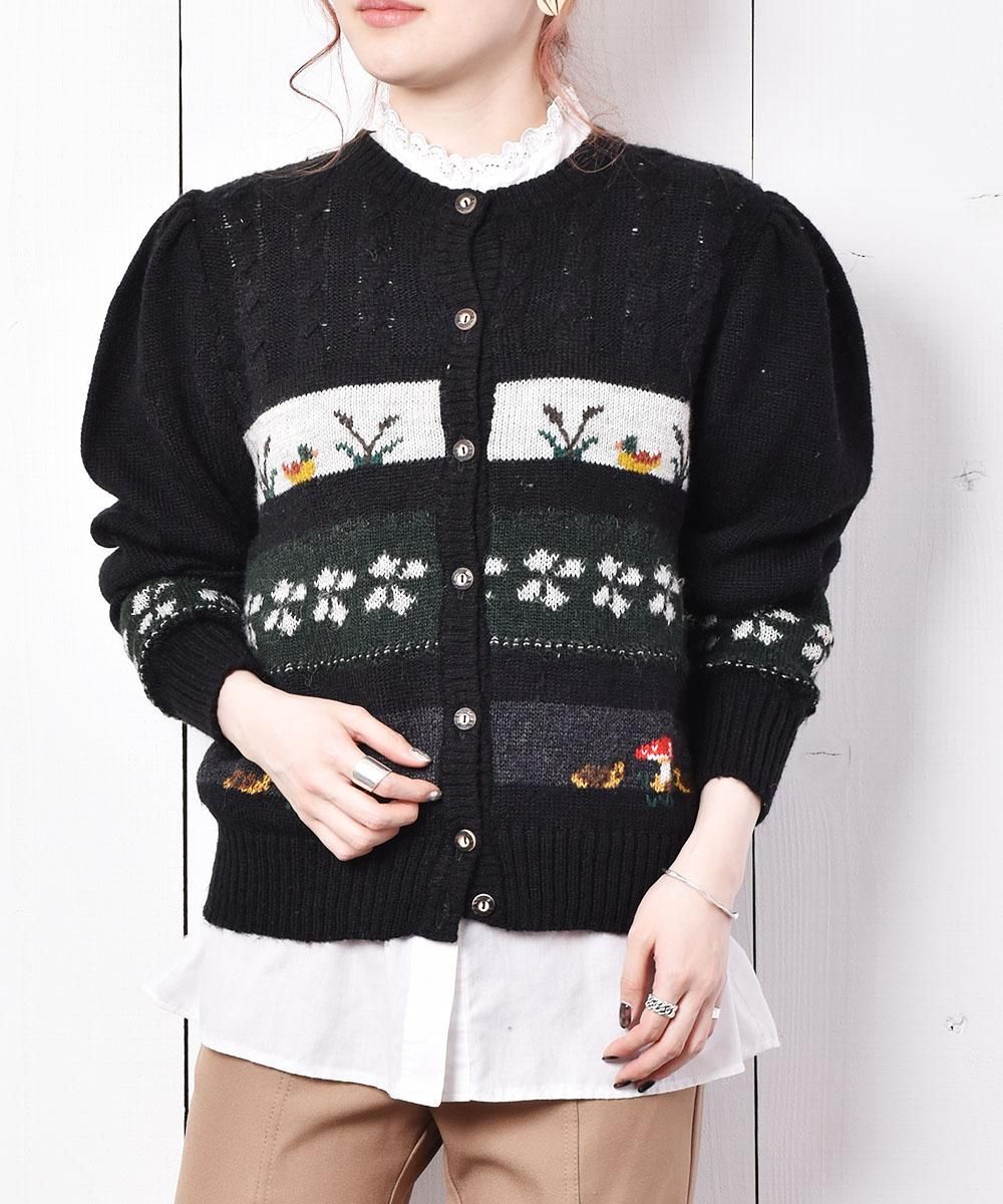 オーストリア古着　チロルジャケット　チロリアンジャケット　カーディガン オーストリア GEIGER チロルジャケット チロリアンジャケット