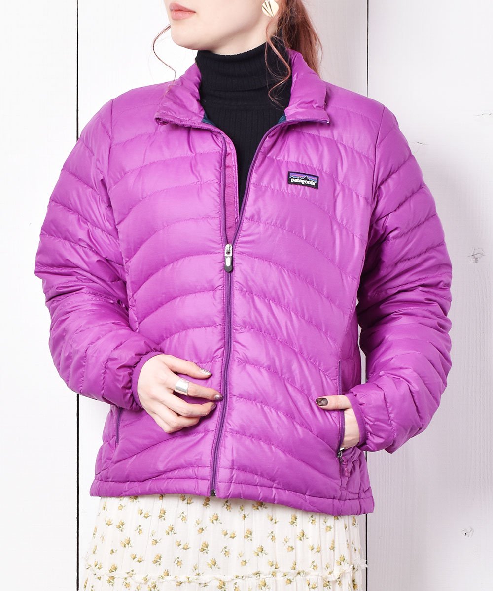 Patagonia」ダウンジャケット パープル - 古着のネット通販サイト 古着屋グレープフルーツ  ムーン(Grapefruitmoon)Onlineshop ヴィンテージアイテム・レトロファッション