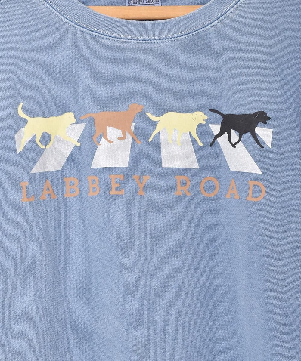 Labbey Road 犬プリントスウェット 古着のネット通販サイト 古着屋グレープフルーツムーン Grapefruitmoon Onlineshop ヴィンテージアイテム レトロファッション