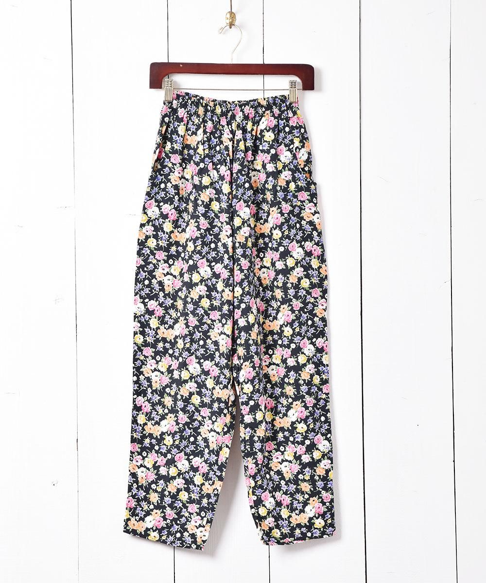 ヨーロッパ製 花柄 イージーパンツ 古着のネット通販サイト 古着屋グレープフルーツムーン Grapefruitmoon Onlineshop ヴィンテージアイテム レトロファッション