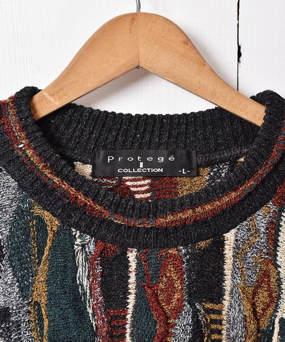 アメリカ製 立体編み 3Dニットセーター - 古着のネット通販サイト 古着